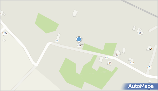 Krosno, Klonowa, 44e, mapa Krosna