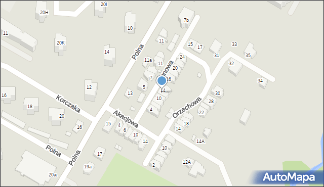 Kwidzyn, Klonowa, 12, mapa Kwidzyn