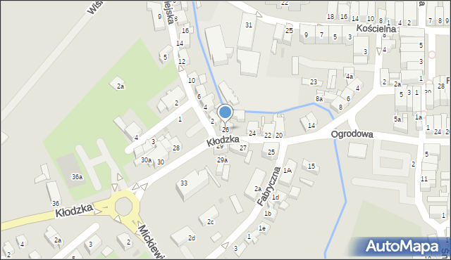 Lądek-Zdrój, Kłodzka, 26, mapa Lądek-Zdrój