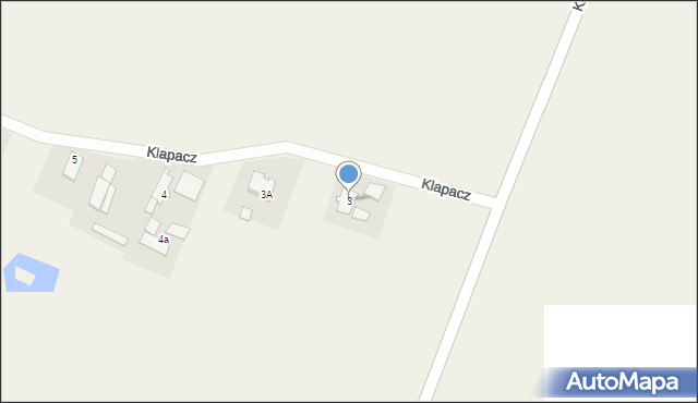 Laskowice, Klapacz, 3, mapa Laskowice