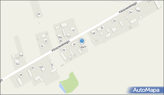 Licheń Stary, Kłosowskiego Tomasza, 46A, mapa Licheń Stary