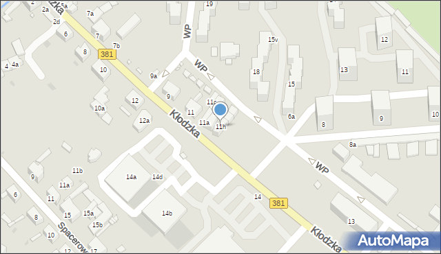 Nowa Ruda, Kłodzka, 11h, mapa Nowa Ruda