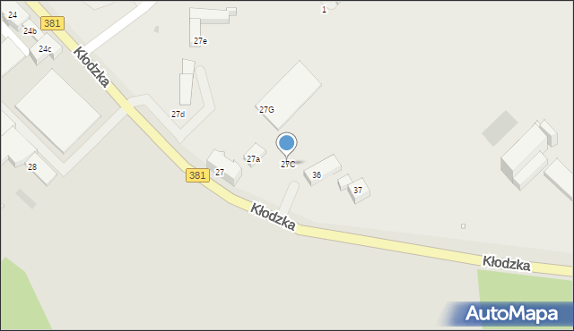 Nowa Ruda, Kłodzka, 27C, mapa Nowa Ruda