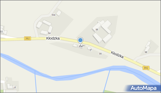 Ołdrzychowice Kłodzkie, Kłodzka, 95a, mapa Ołdrzychowice Kłodzkie