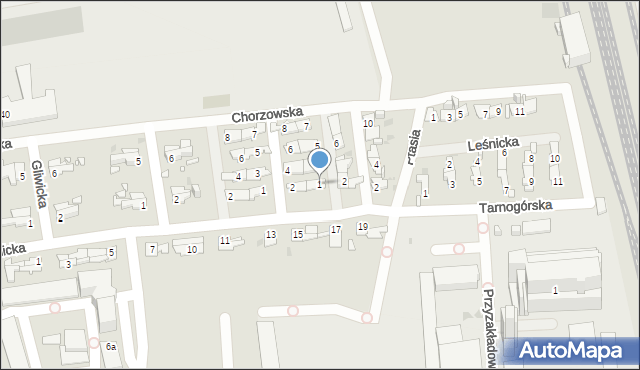 Opole, Kluczborska, 1, mapa Opola