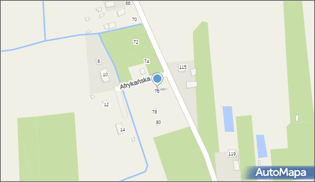 Orzeszyn, Klonowa, 76, mapa Orzeszyn