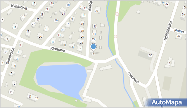 Paczków, Klonowa, 2, mapa Paczków