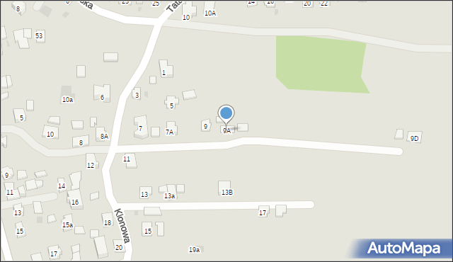 Przeworsk, Klonowa, 9A, mapa Przeworsk