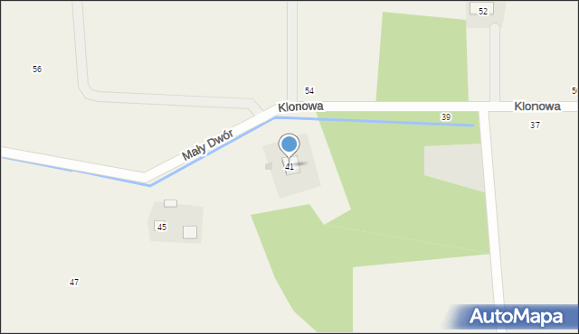 Radgoszcz, Klonowa, 41, mapa Radgoszcz