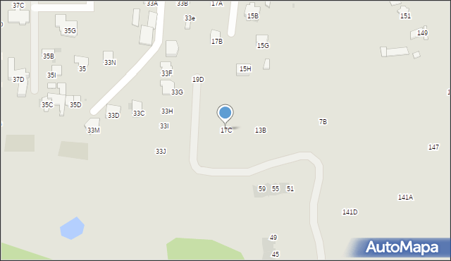Radom, Klwatecka, 17C, mapa Radomia