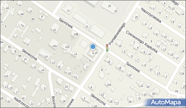 Raszyn, Klonowa, 7, mapa Raszyn