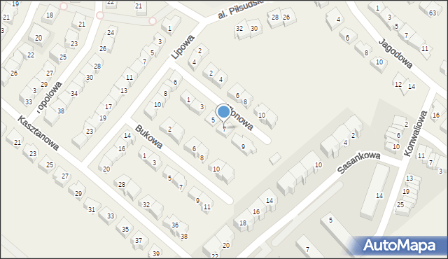 Rotmanka, Klonowa, 7, mapa Rotmanka