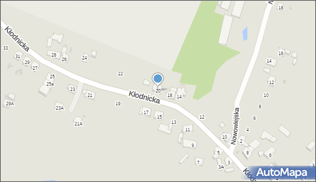 Ruda Śląska, Kłodnicka, 20, mapa Rudy Śląskiej