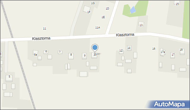 Rytwiany, Klasztorna, 10, mapa Rytwiany