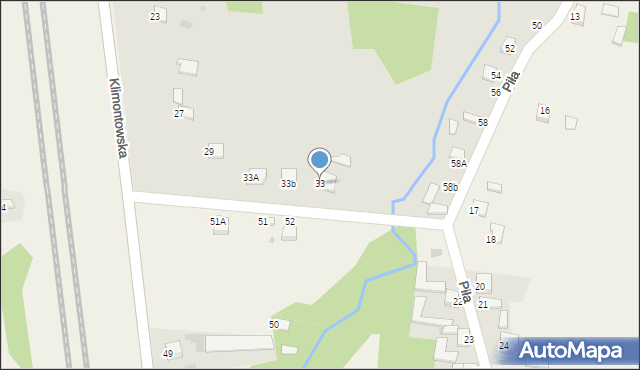 Sędziszów, Klimontowska, 33, mapa Sędziszów