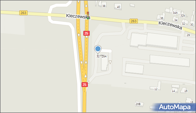 Ślesin, Kleczewska, 31, mapa Ślesin