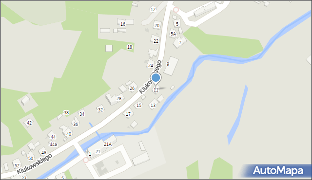 Szczebrzeszyn, Klukowskiego Zygmunta, dr., 11, mapa Szczebrzeszyn