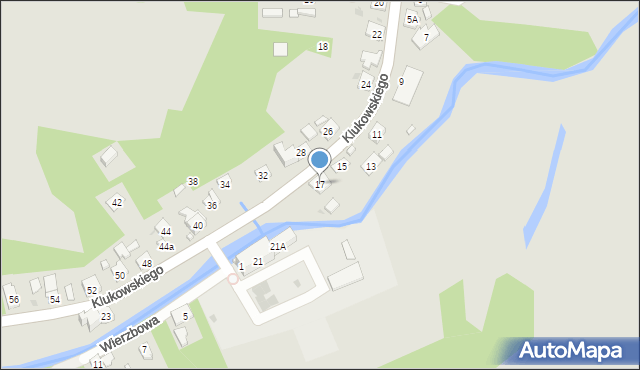 Szczebrzeszyn, Klukowskiego Zygmunta, dr., 17, mapa Szczebrzeszyn