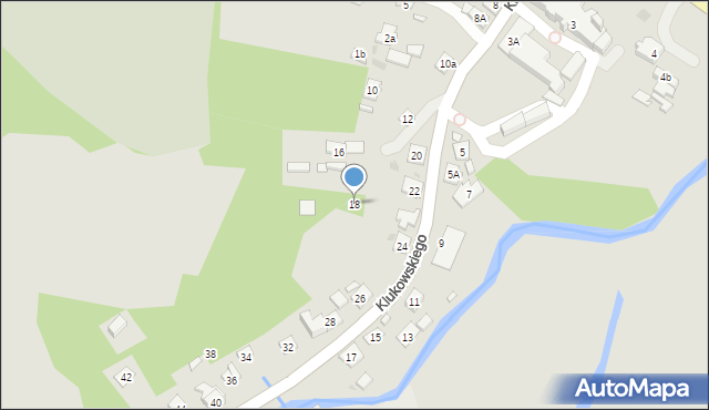 Szczebrzeszyn, Klukowskiego Zygmunta, dr., 18, mapa Szczebrzeszyn