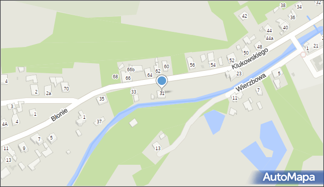 Szczebrzeszyn, Klukowskiego Zygmunta, dr., 31, mapa Szczebrzeszyn