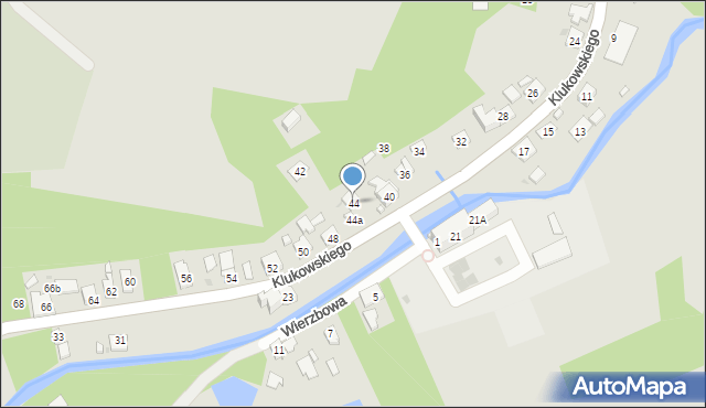 Szczebrzeszyn, Klukowskiego Zygmunta, dr., 44, mapa Szczebrzeszyn