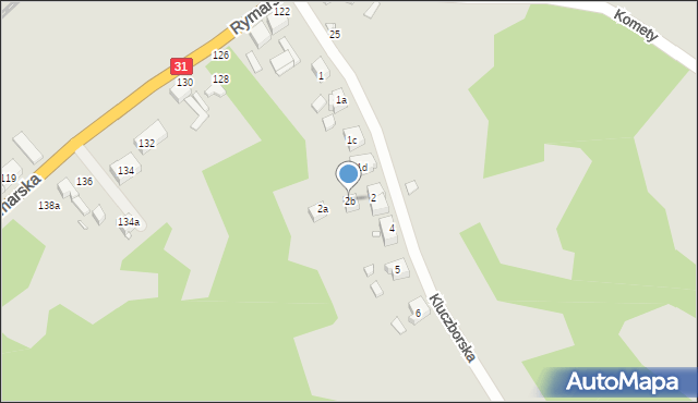 Szczecin, Kluczborska, 2b, mapa Szczecina