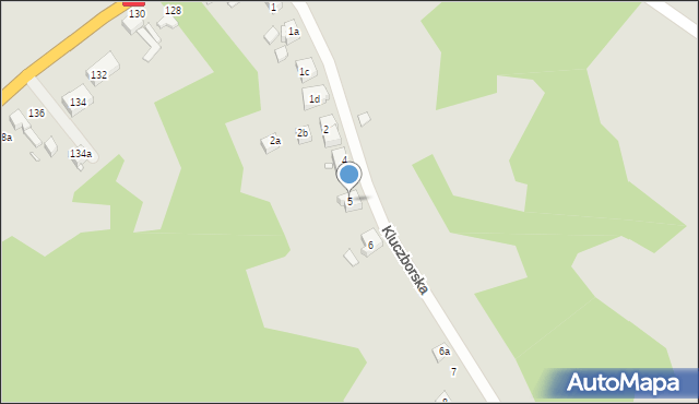 Szczecin, Kluczborska, 5, mapa Szczecina