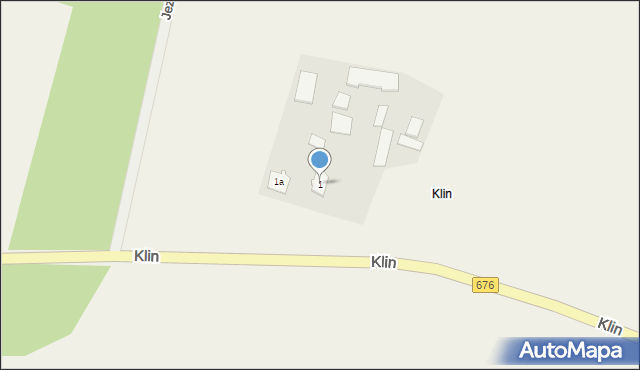 Talkowszczyzna, Klin, 1, mapa Talkowszczyzna