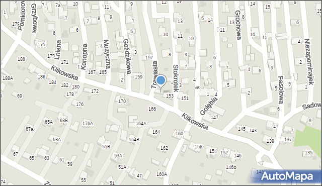 Tarnów, Klikowska, 155, mapa Tarnów