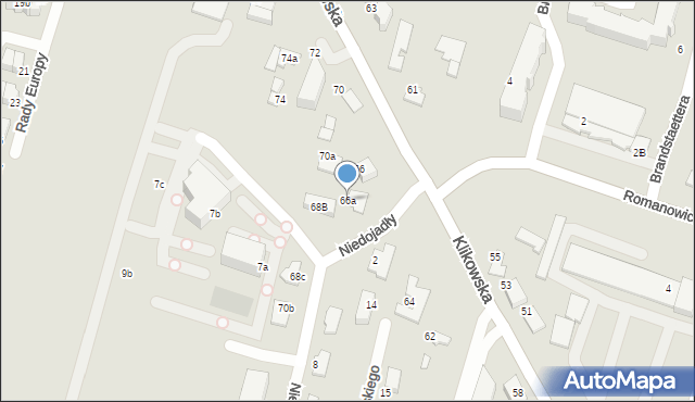 Tarnów, Klikowska, 66a, mapa Tarnów