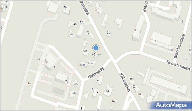 Tarnów, Klikowska, 68, mapa Tarnów