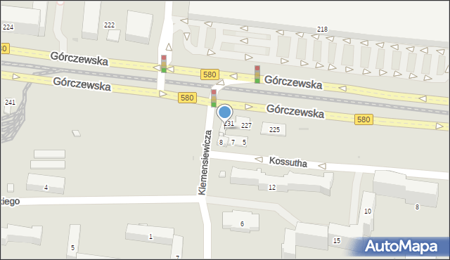 Warszawa, Klemensiewicza Zenona, 12, mapa Warszawy