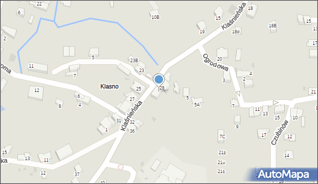 Wieliczka, Klaśnieńska, 30, mapa Wieliczka