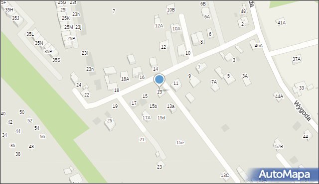 Wieliczka, Klonowa, 13, mapa Wieliczka