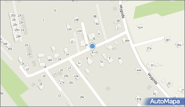 Wieliczka, Klonowa, 7, mapa Wieliczka