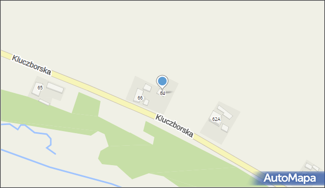 Wojciechów, Kluczborska, 64, mapa Wojciechów