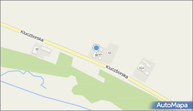 Wojciechów, Kluczborska, 66, mapa Wojciechów