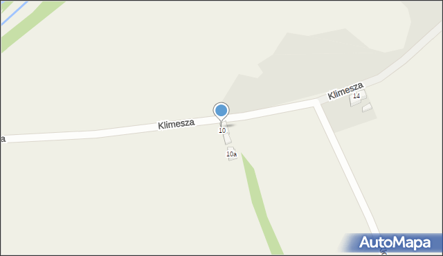 Zabrzeg, Klimesza Karola, 10, mapa Zabrzeg