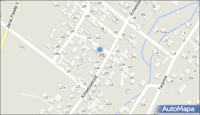 Czarny Dunajec, Kmietowicza, 110, mapa Czarny Dunajec