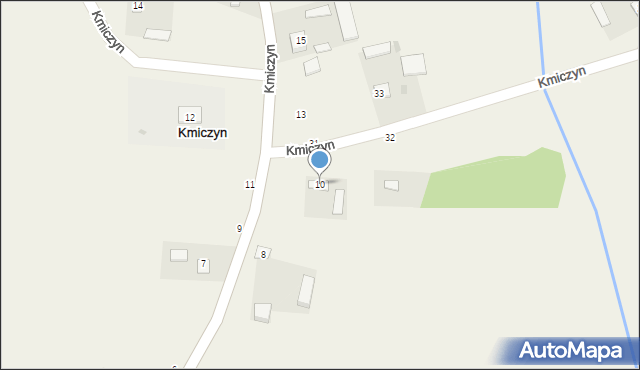 Kmiczyn, Kmiczyn, 10, mapa Kmiczyn