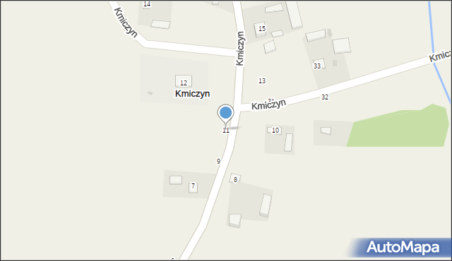 Kmiczyn, Kmiczyn, 11, mapa Kmiczyn