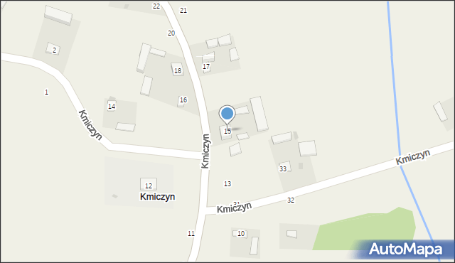 Kmiczyn, Kmiczyn, 15, mapa Kmiczyn