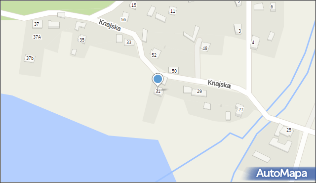 Drogomyśl, Knajska, 31, mapa Drogomyśl