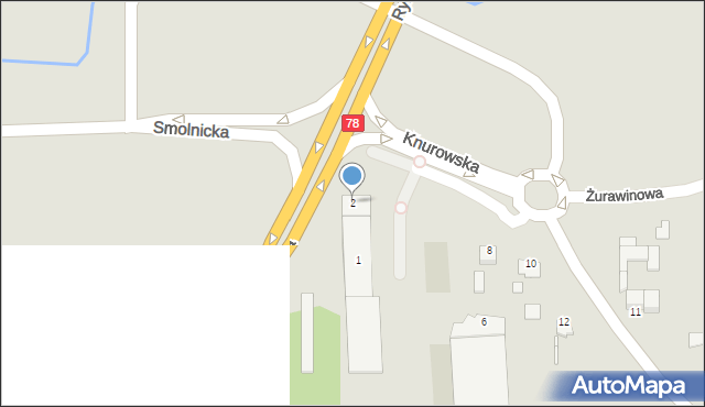 Gliwice, Knurowska, 2, mapa Gliwic