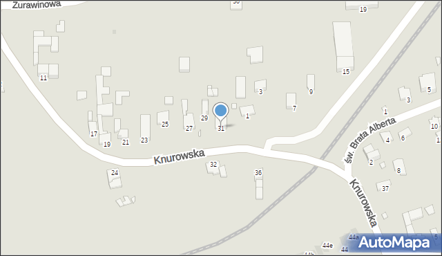 Gliwice, Knurowska, 31, mapa Gliwic