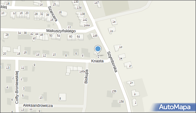 Inowrocław, Knasta Stefana, 2, mapa Inowrocławia