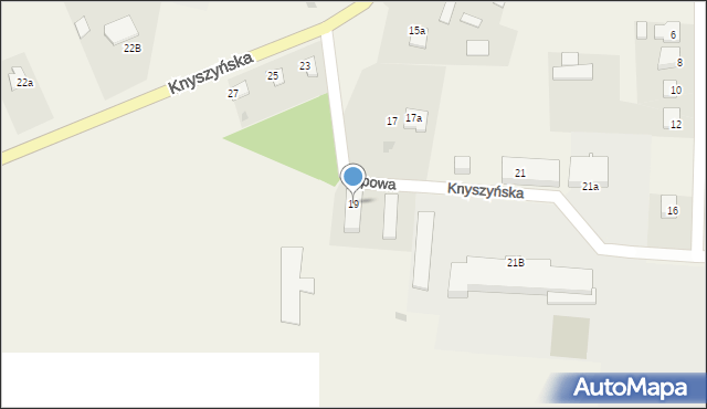 Jasionówka, Knyszyńska, 19, mapa Jasionówka