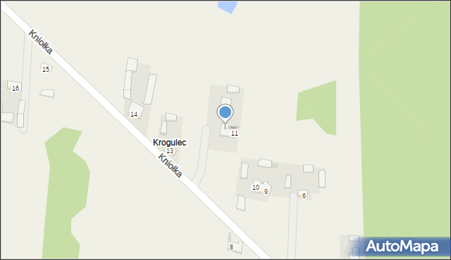 Kiścinne, Kniołka, ks. prał., 12, mapa Kiścinne