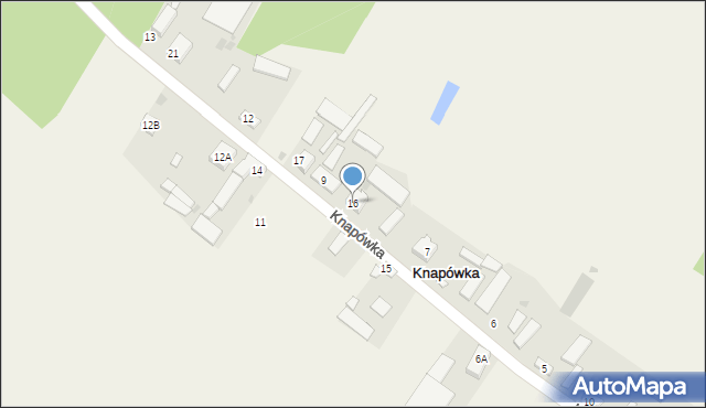 Knapówka, Knapówka, 16, mapa Knapówka