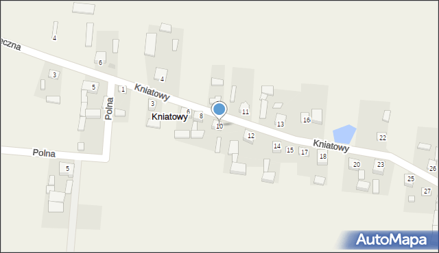 Kniatowy, Kniatowy, 10, mapa Kniatowy